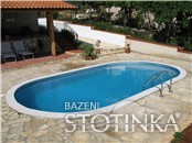 Bazen set Frankreich 5,00 x 9,00 x 1,50 m
